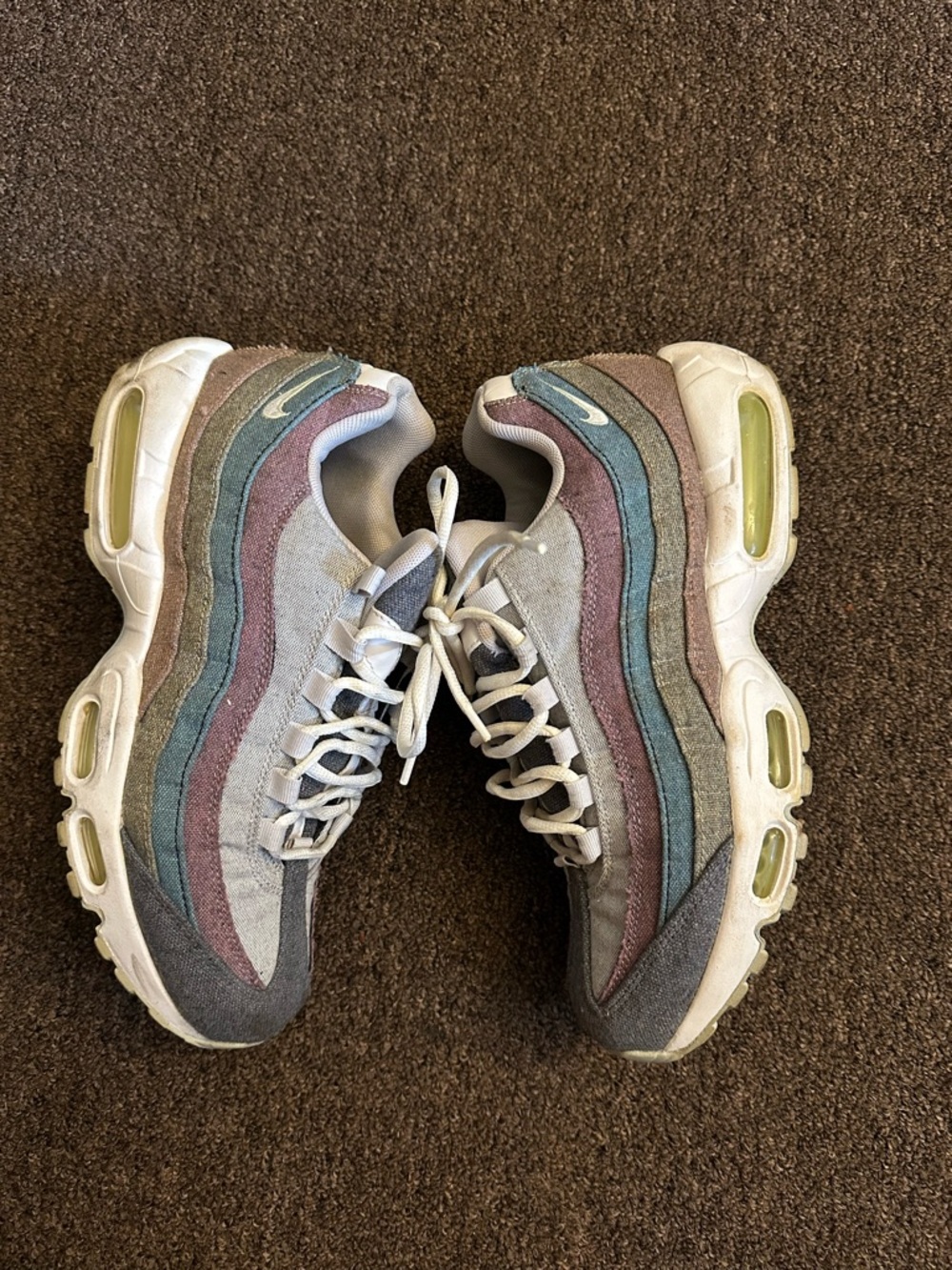 Nike Air Max 95 Recycled Canvas Pack CK6478-001 Multicolor Mens US 9.5